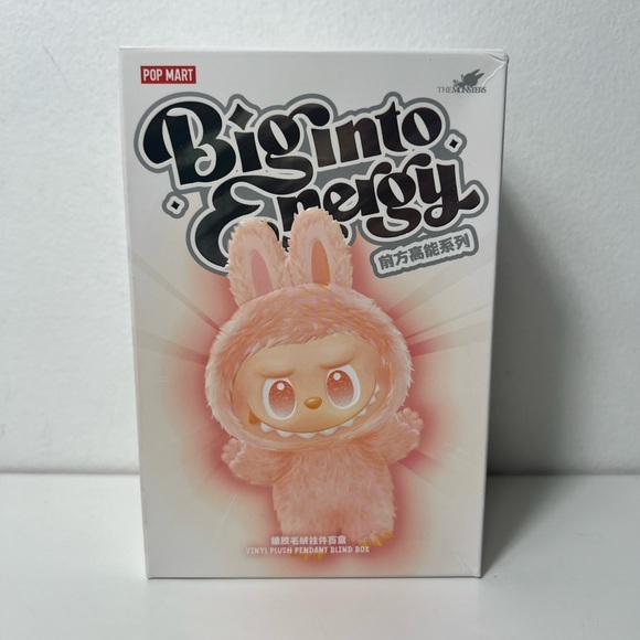 Pop Mart The Monsters Big Into Energy ID Secret Labubu Plush Pendant Keychain - Picture 4 of 11